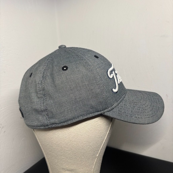 Titleist Golf Hat A-Flex Embroidered Spellout Adult M/L Gray Patterned Men's Cap - Picture 4 of 7